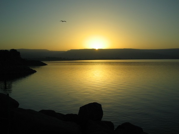 Sea of Galilee at Sunrise