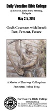 Audio Messages on DVBC Course on "What is Bible-Presbyterianism?"