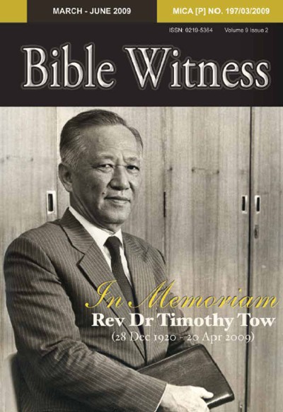 Bible Witness Volume 9 Issue 2