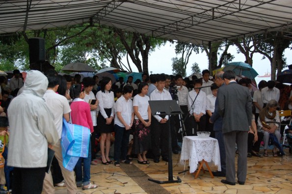 Baptism, Reaffirmation of Faith & Transfer of Membership, Easter Sunrise Service, 4 April 2010