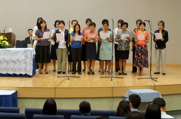 Presentation of Praise Items by Ladies Fellowship